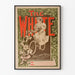 Vintage-Poster The White - Retro-Wanddekoration Artem Legrand
