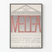 Vintage-Poster Theater Euripides Medea 1963