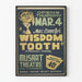 Vintage-Poster Theater The Wisdom Tooth