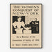 Historisches Poster Der Frauen Eroberung von New York 1908