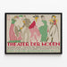 Vintage-Poster Théâtre de la Mode 1913 – Künstlerische Wanddekoration — gerahmtes Bild an der Wand