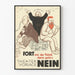 Vintage-Theaterposter mit originaler Illustration und dekorativem Design