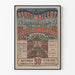 Vintage-Plakat für das Theater-Konzert an der Porte Maillot mit vielfältiger Show