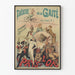 Plakat Théâtre de la Gaîté - Das Land des Goldes