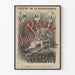 Vintage-Poster des Theaters La Jolie Persane Operette