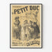 Vintage-Poster Operettenkomödie Le Petit Duc Théâtre de la Renaissance