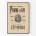 Plakat Theater der Renaissance - Pomme d'Api von J. Offenbach