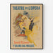 Vintage-Poster vom Opernhaus - Großer Maskenball