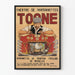Plakat Puppentheater Toone – Vintage-Wanddekoration Brüssel