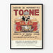 Plakat Puppentheater Toone – Vintage-Wanddekoration Brüssel