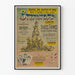 Vintage-Wanddekoration Poster Théâtre des Bouffes-du-Nord Stefanoff Paris