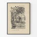 Altes Poster Théâtre des Bouffes Parisiens Der Hahn von Viroflay