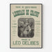 Vintage-Poster Operette L'Écossais de Chatou von Léo Delibes