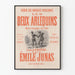 Plakat Theater Die Zwei Arlekin - Vintage Wanddekoration