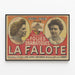 Vintage-Poster Théâtre des Folies Dramatiques - La Falote — gerahmtes Bild an der Wand