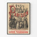 Vintage-Theaterposter Le Petit Parisien für Wanddekoration