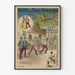 Altes Poster Théâtre des Folies-Dramatiques Die 28 Tage von Clairette