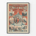 Vintage-Poster Théâtre des Nations Die Nächte der Boulevard