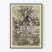 Plakat Theater des Palais Royal - Das Schloss bei Toto, Operette von J. Offenbach