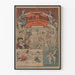 Plakat Französisches Theater Revue Zauber Paris-Rouen Kostüme Choubrac