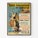 Vintage-Poster vom Internationalen Theater der Weltausstellung - Künstlerische Wanddekoration