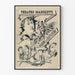 Altes Poster vom Theater Marcketti - Theater der Lilliputaner unter der Leitung von E. Gautier