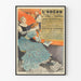 Vintage-Poster vom Nationaltheater Odéon – Abonnement für klassische Abende 1890–1891