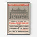 Vintage-Poster Gala der Französischen Küche 1925 Oper Paris