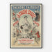 Plakat des Theaters La Cruche Cassée - Operettenbouffe in 3 Akten