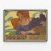 Vintage-Poster Theodor Beyer Kunst-Anstalt Dresden — gerahmtes Bild an der Wand