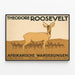 Vintage-Poster Theodore Roosevelt - Afrikanische Wanderungen — gerahmtes Bild an der Wand