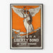 Vintage-Poster Liberty Bond für patriotische Wanddekoration