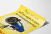 Vintage-Poster mit blauer Lokomotive, Wanddekoration im Eisenbahnstil