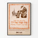 Sozial-Designposter mit Illustration und biblischem Zitat