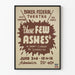Plakat des Theaters Baker Federal – Diese wenigen Aschen