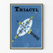 Vintage-Werbeplakat Thiacyl-Sulfonamid