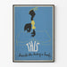 Vintage-Poster zur Bewusstseinsbildung für den Schutz der Bücher