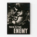 Vintage Wanddekoration Poster This Is The Enemy