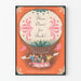 Vintage-Poster Drei Hoch auf Bücher zur Wanddekoration