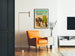 Vintage-Poster Three In Exile mit Tieren und Frau