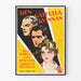 Vintage-Poster Den Gåtfulla Kvinnan mit Marlene Dietrich