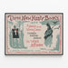 Vintage-Poster Drei Neue Henty-Bücher 1895 Wanddekoration — gerahmtes Bild an der Wand