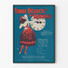 Vintage-Poster Drei Uhr morgens - Romantisches Musikposter