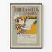 Vintage-Poster Thrice a Week World für Wanddekoration