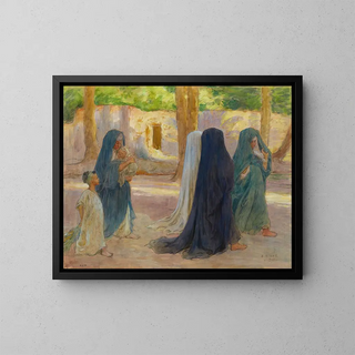 tienne Dinet - Femmes arabes  la promenade.webp