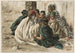 Spiele der Mädchen in Laghouat - Étienne Dinet — Ansicht des Kunstwerks