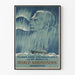 Vintage-Poster Roald Amundsen – Wanddekoration Meereskunst