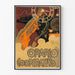 Vintage-Poster Orario Cooperativo – Industrielle Wanddekoration