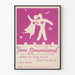 Poster Time Remembered - Vintage-romantische Wanddekoration