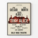 Dekoratives Theaterposter Vintage Tiny Alice 1965